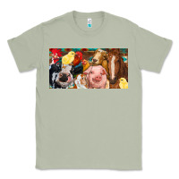 Matcha Farm animals with aztec Classic Tee - RanaPortraitStore