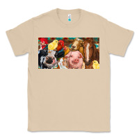Mushroom Farm animals with aztec Classic Tee - RanaPortraitStore