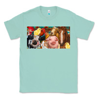Seafoam Farm animals with aztec Classic Tee - RanaPortraitStore