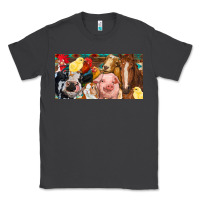 Smoke Farm animals with aztec Classic Tee - RanaPortraitStore