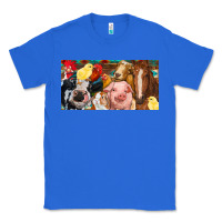 True Royal Farm animals with aztec Classic Tee - RanaPortraitStore