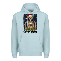 Blue Mist let it snow Premium Hoodie - RanaPortraitStore