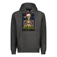 Charcoal Heather let it snow Premium Hoodie - RanaPortraitStore