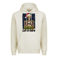 Oatmeal Heather let it snow Premium Hoodie - RanaPortraitStore