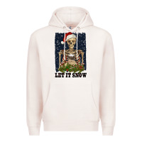 Pale Pink let it snow Premium Hoodie - RanaPortraitStore