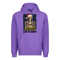 Purple let it snow Premium Hoodie - RanaPortraitStore