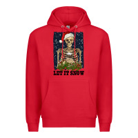 Red let it snow Premium Hoodie - RanaPortraitStore