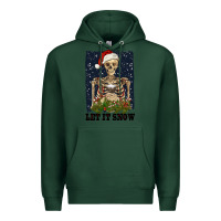 Sports Green let it snow Premium Hoodie - RanaPortraitStore