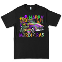 Black happy mardi gras truck Premium Tee - CowGirlArtShop