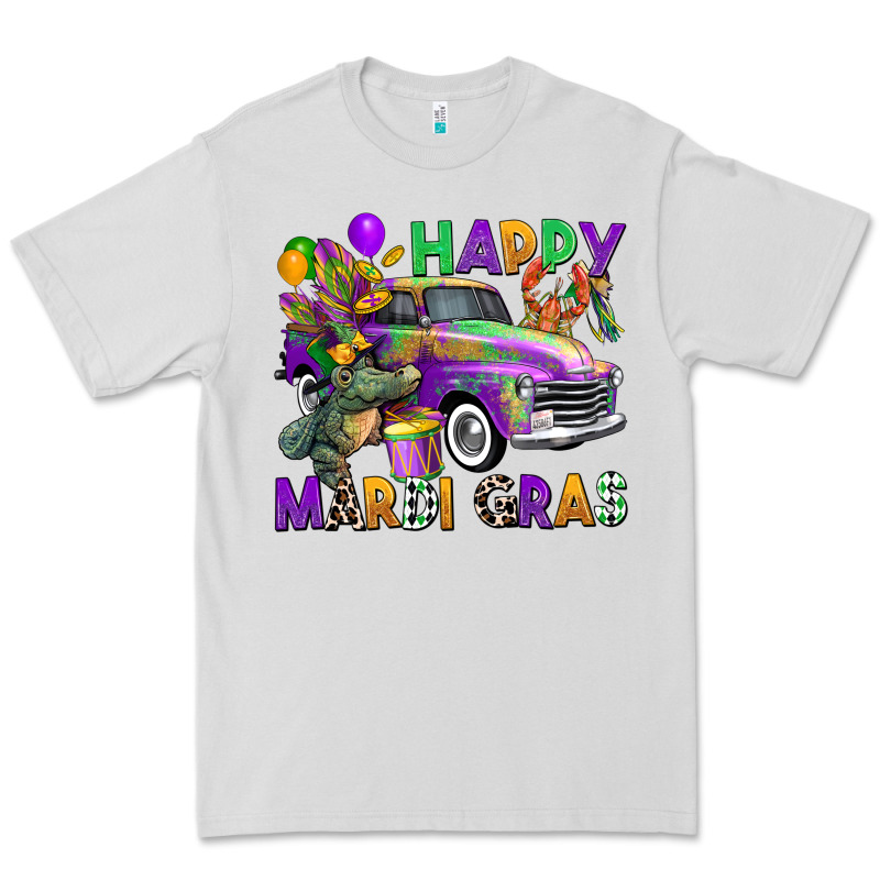Happy Mardi Gras Truck Premium Tee by CowGirlArtShop | Teevron