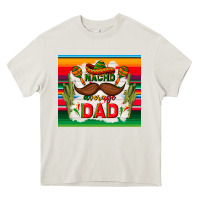 Cream nacho average dad father's day Heavy Core Tee - TumblerDesignByShophia