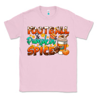 Bubblegum Pink football pumpkin spice Classic Tee - CowGirlArtShop