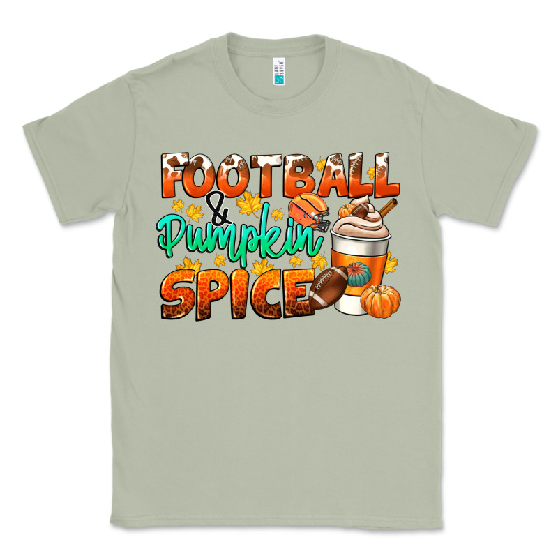 Football Pumpkin Spice Classic Tee by CowGirlArtShop | Teevron