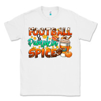 White football pumpkin spice Classic Tee - CowGirlArtShop