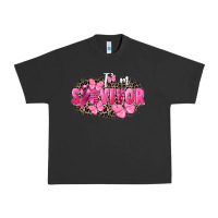 Pigment Black I' m survivor Breast Cancer Urban Heavy Tee - FaDigitalArtStudio