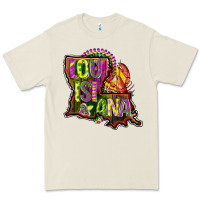 Bone louisiana map Premium Tee - CowGirlArtShop