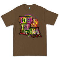 Cacao louisiana map Premium Tee - CowGirlArtShop