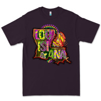 Plum louisiana map Premium Tee - CowGirlArtShop