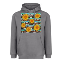 Storm sunflower western seamless revize Heavyweight Hoodie - AdoDesignShop