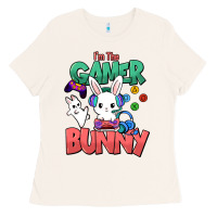 Bone I'm the game Bunny Easter day Ladies Tee - HowdyJamesFarm