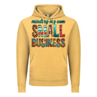 Vintage Mustard Minding My Own Small Business Vintage Hoodie - BundleAndBundleShop