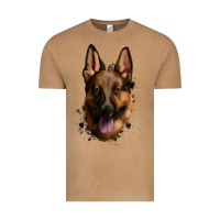 Vintage Camel German Shepherd Vintage Tee - Jasminsmagicworld