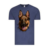Vintage Denim German Shepherd Vintage Tee - Jasminsmagicworld