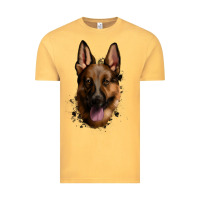 Vintage Mustard German Shepherd Vintage Tee - Jasminsmagicworld