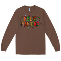 Chestnut Feliz Navidad Long Sleeve Tee - BundleAndBundleShop
