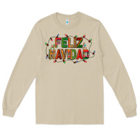 Mushroom Feliz Navidad Long Sleeve Tee - BundleAndBundleShop
