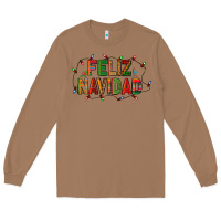 Toasted Coconut Feliz Navidad Long Sleeve Tee - BundleAndBundleShop