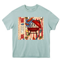 Arona red white and bbq usa flag Heavy Core Tee - TumblerDesignByShophia