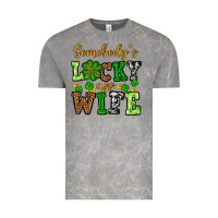 St. Patrick's Somebody’s Lucky Ass Wife Vintage Tee | Teevron