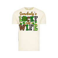 Vintage Arctic St. Patrick's Somebody’s lucky ass wife Vintage Tee - OliviaCreatesArt