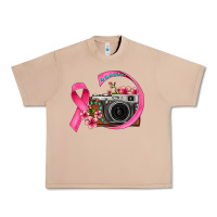 Burro floral cancer ribbon vintage camera Urban Heavy Tee - FaDigitalArtStudio