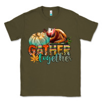 Army Green gather together Classic Tee - CowGirlArtShop
