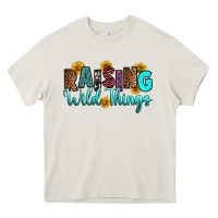 Cream raising wild things Heavy Core Tee - RanaPortraitStore