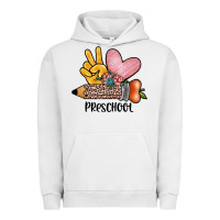 Pigment Lunar Rock peace love preschool Urban Hoodie - JahusDesignShop