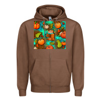 Chestnut pumpkin spice and pumpkin Zipper Hoodie - AdoDesignShop