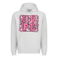 Dove Grey hope breast cancer awareness ribbon Premium Hoodie - LillyAllenDesigns