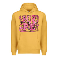 Mustard hope breast cancer awareness ribbon Premium Hoodie - LillyAllenDesigns