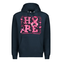 Navy hope breast cancer awareness ribbon Premium Hoodie - LillyAllenDesigns