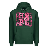 Sports Green hope breast cancer awareness ribbon Premium Hoodie - LillyAllenDesigns
