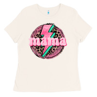 Bone Mama leopard background Mother's Day Ladies Tee - CowGirlArtShop