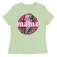Matcha Mama leopard background Mother's Day Ladies Tee - CowGirlArtShop