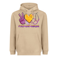 Mushroom peace love nursing Heavyweight Hoodie - AdoDesignShop