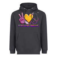 Smoke peace love nursing Heavyweight Hoodie - AdoDesignShop