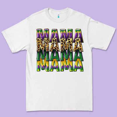 Mama Mardi Gras Premium Tee Designed By Cowgirlartshop