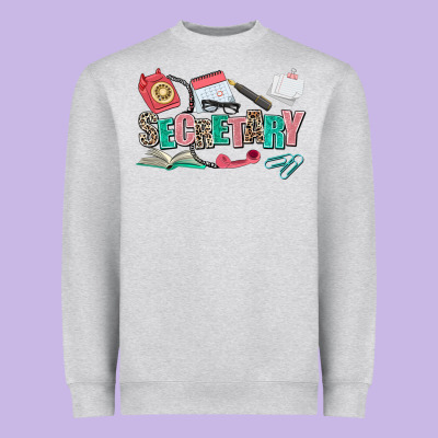 Secretary Heavyweight Sweatshirt Designed By Adodesignshop