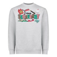 Heather Grey secretary Heavyweight Sweatshirt - AdoDesignShop